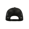 Olive-Schwarz - Back - Atlantis Rapper Trucker-Kappe mit 5 Paneelen