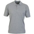 Sport Grau - Front - Lässiges Classic Herren Pique Polo