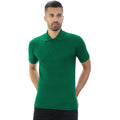 Tannengrün - Front - Lässiges Classic Herren Pique Polo