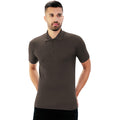 Holzkohle - Front - Lässiges Classic Herren Pique Polo