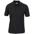 Schwarz - Front - Lässiges Classic Herren Pique Polo