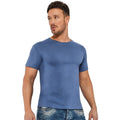 Indigo - Back - Casual Classic Herren T-Shirt