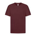 Weinrot - Front - Casual Classic Herren T-Shirt