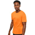 Orange - Back - Casual Classic Herren T-Shirt