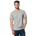 Grau meliert - Back - Stedman Herren Klassik T-Shirt