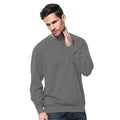 Grau - Back - Stedman Herren Klassisches Sweatshirt