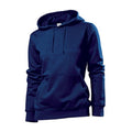 Marineblau - Front - Stedman Damen Sweatshirt mit Kapuze