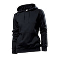 Schwarz - Front - Stedman Damen Sweatshirt mit Kapuze