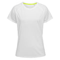 Weiß - Front - Stedman - T-Shirt für Damen Raglanärmel