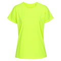 Cyber-Yellow - Front - Stedman - T-Shirt für Damen Raglanärmel