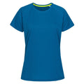 Blau - Front - Stedman - T-Shirt für Damen Raglanärmel