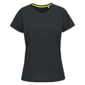 Schwarz - Front - Stedman - T-Shirt für Damen Raglanärmel