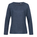 Wasserblau - Front - Stedman - Sweatshirt Rundhalsausschnitt für Damen