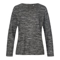 Dunkelgrau - Front - Stedman - Sweatshirt Rundhalsausschnitt für Damen