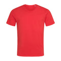 Scharlachrot - Front - Stedman Herren T-Shirt Stars