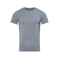 Denim - Front - Stedman - "Race" T-Shirt, recyceltes Material für Herren - Sport