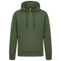 Militärgrün - Front - Casual Classics - Kapuzenpullover für Herren