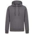 Anthrazit - Front - Casual Classics - Kapuzenpullover für Herren