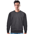 Grau meliert - Back - Casual Classics - Sweatshirt für Herren