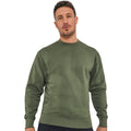 Militärgrün - Back - Casual Classics - Sweatshirt für Herren