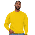 Gelb - Front - Casual Classics - Sweatshirt für Herren