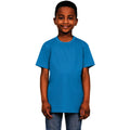 Saphir-Blau - Front - Casual Classics - "Original Tech" T-Shirt für Kinder