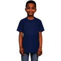 Marineblau - Front - Casual Classics - "Original Tech" T-Shirt für Kinder