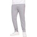 Grau meliert - Front - Casual Classics - "Blended Core" Jogginghosen für Herren-Damen Unisex