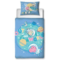 Blau - Front - Peppa Pig - Bettwäsche-Set, Sternemuster