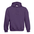 Urban Violett - Front - B&C Herren Kapuzenpullover - Hoodie - Kapuzensweater