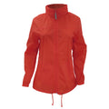 Rot - Side - B&C Sirocco Damen Jacke, Leicht