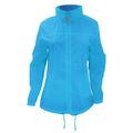 Helltürkis - Front - B&C Sirocco Damen Jacke, Leicht