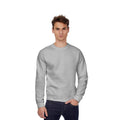 Grau meliert - Back - B&C Sweatshirt mit Rundhalsausschnitt