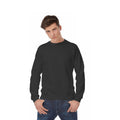 Anthrazit - Back - B&C Sweatshirt mit Rundhalsausschnitt