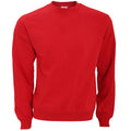 Rot - Front - B&C Sweatshirt mit Rundhalsausschnitt