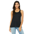 schwarz - Back - Bella Flowy Racerback Tank Top für Damen