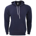 Dunkelblau - Front - Bella + Canvas Unisex Fleece-Pullover mit Kapuze