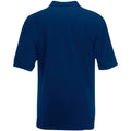 Marineblau - Back - Fruit Of The Loom Premium Herren Polo-Shirt, Kurzarm