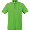 Limette - Front - Fruit Of The Loom Premium Herren Polo-Shirt, Kurzarm