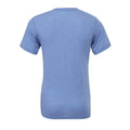 Blau - Back - Canvas Triblend Kurzarm T-Shirt