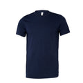 Marineblau - Front - Canvas Triblend Kurzarm T-Shirt