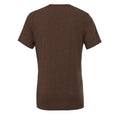 Braun - Back - Canvas Triblend Kurzarm T-Shirt