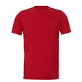 Rot - Front - Canvas Triblend Kurzarm T-Shirt