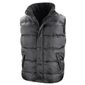 Schwarz - Front - Result Core Nova Lux Herren Winterweste - Steppweste, wasserabweisend, winddicht