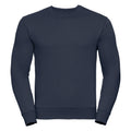 Marineblau - Front - Russell Herren Authentic Sweatshirt, schmaler Schnitt