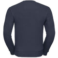 Marineblau - Back - Russell Herren Authentic Sweatshirt, schmaler Schnitt