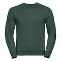 Flaschengrün - Front - Russell Herren Authentic Sweatshirt, schmaler Schnitt