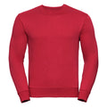 Rot - Front - Russell Herren Authentic Sweatshirt, schmaler Schnitt