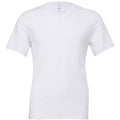 Weiß - Front - Canvas Herren T-Shirt mit V-Ausschnitt, kurzärmlig