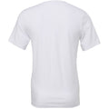 Weiß - Back - Canvas Herren T-Shirt mit V-Ausschnitt, kurzärmlig